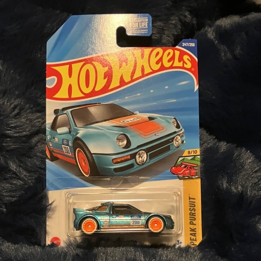 Hot Wheels Turbo Racer Blue Toy Car